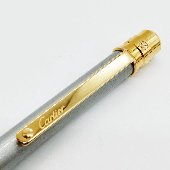 Cartier Ballpoint Pen Santos 250-073125 - Picture 2 of 9